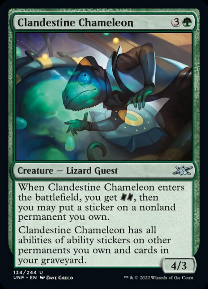 Clandestine Chameleon [Unfinity] | PLUS EV GAMES 