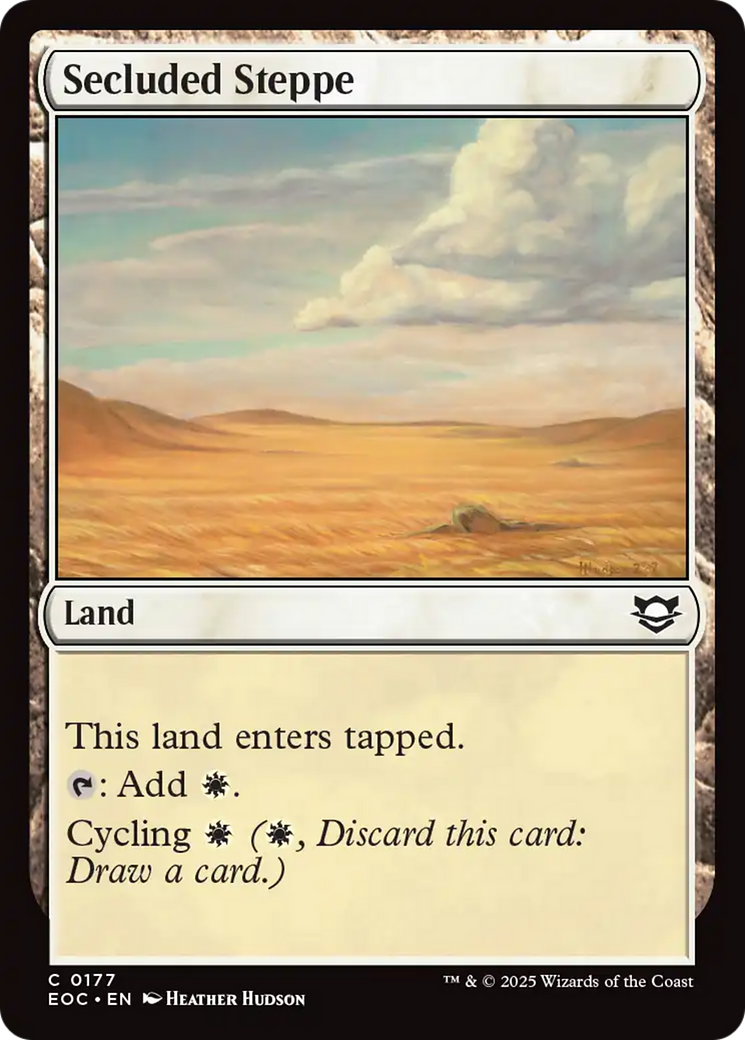 Secluded Steppe [Edge of Eternities Commander] | PLUS EV GAMES 