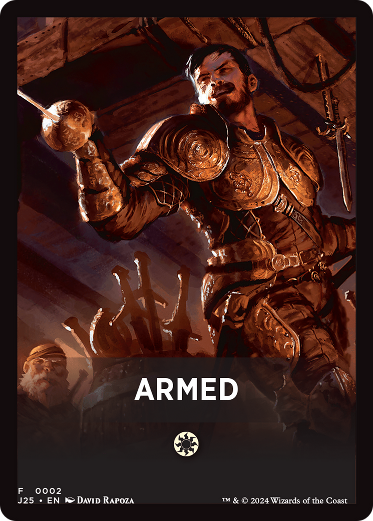 Armed Theme Card [Foundations Jumpstart Front Cards] | PLUS EV GAMES 