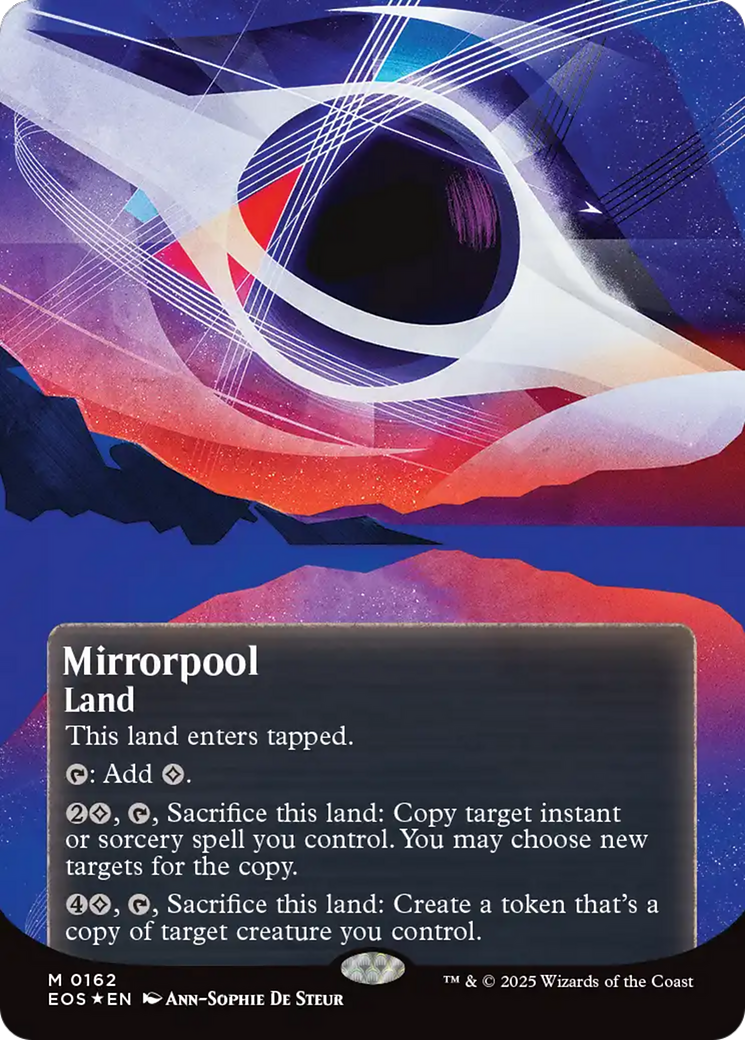 Mirrorpool (0162) (Borderless) (Galaxy Foil) [Edge of Eternities: Stellar Sights] | PLUS EV GAMES 