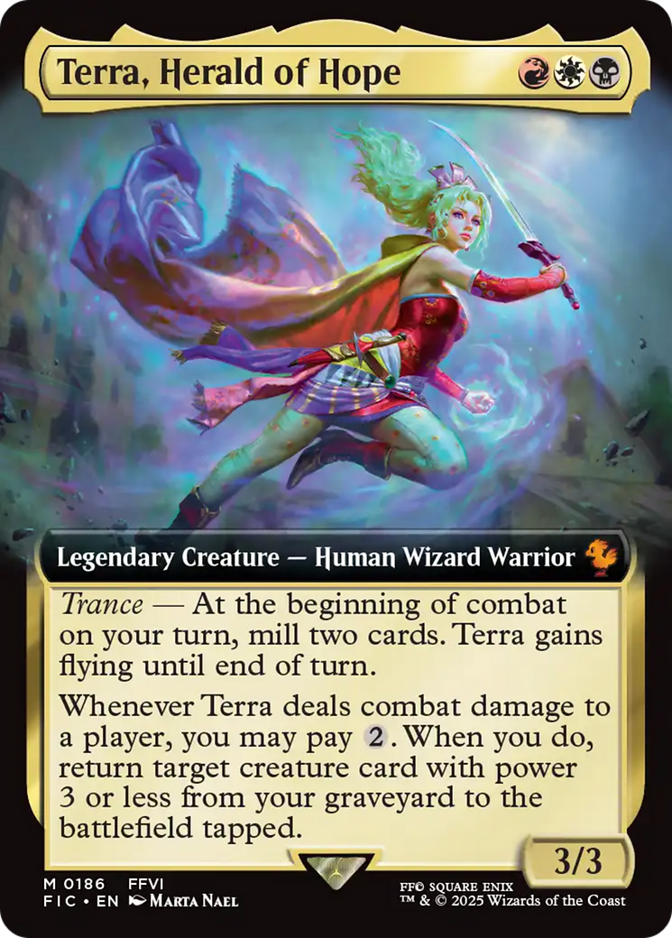 Terra, Herald of Hope (Extended Art) [FINAL FANTASY Commander] | PLUS EV GAMES 