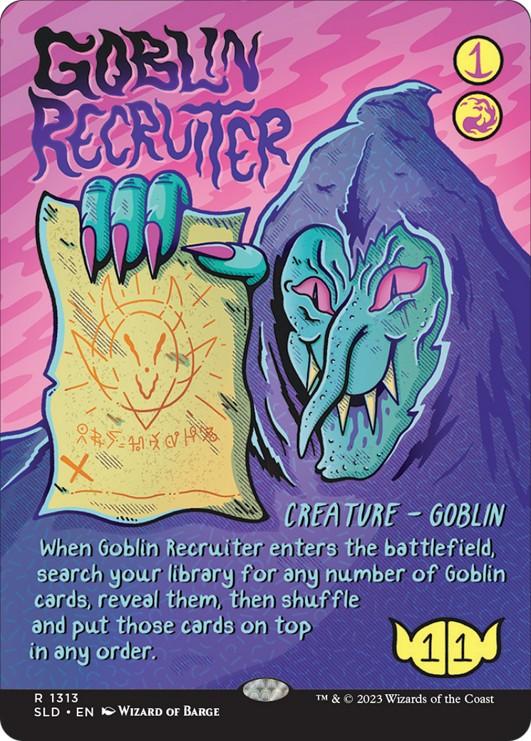 Goblin Recruiter (Rainbow Foil) [Secret Lair Drop Series] | PLUS EV GAMES 