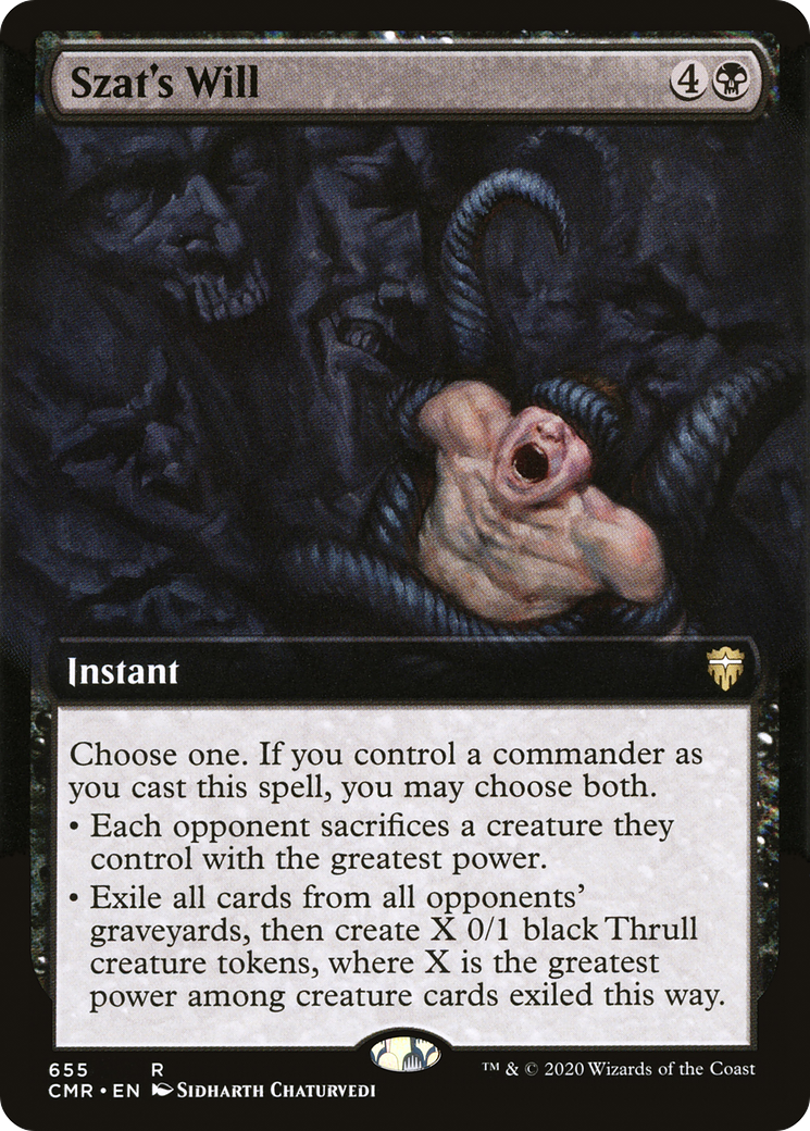 Szat's Will (Extended) [Commander Legends Extended]