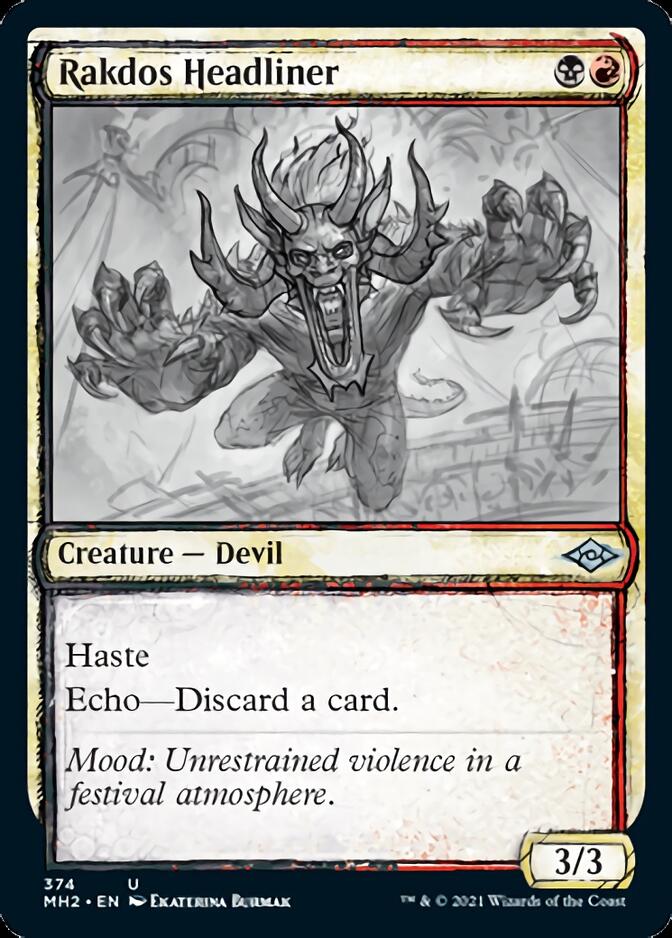 Rakdos Headliner (Sketch) [Modern Horizons 2] | PLUS EV GAMES 