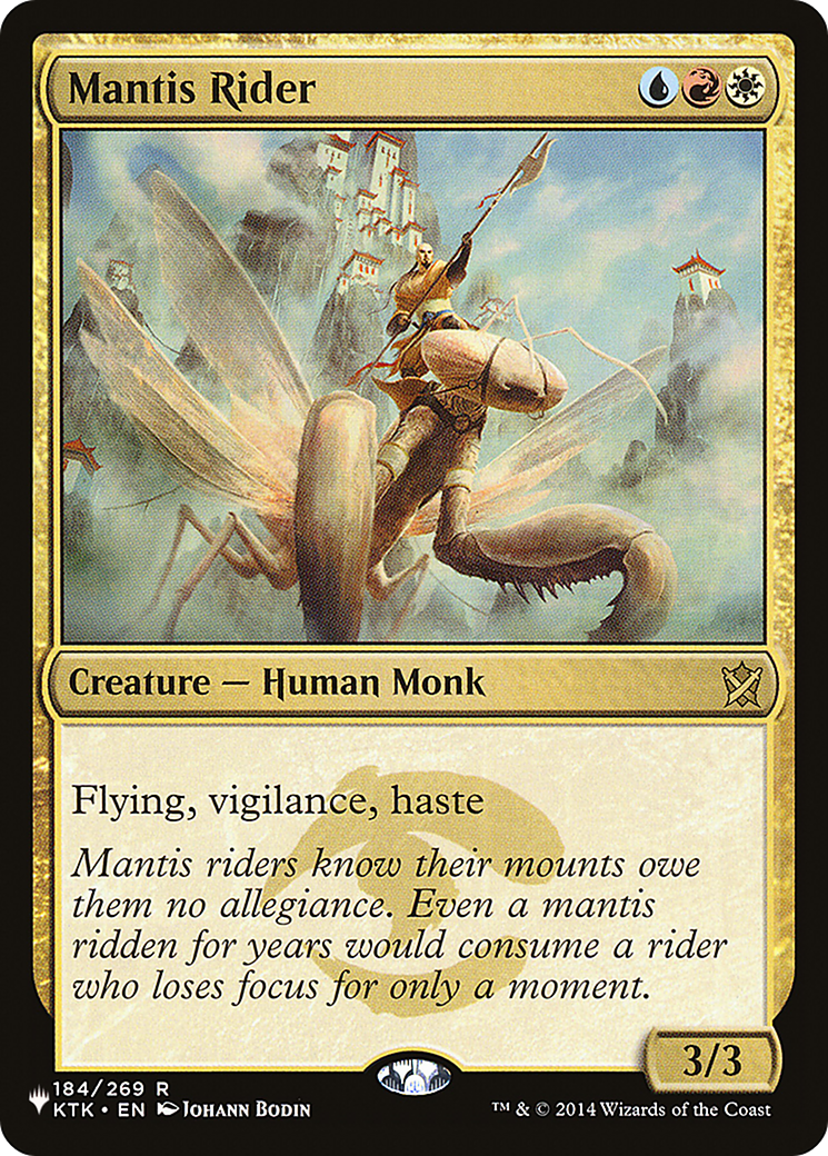 Mantis Rider [The List Reprints] | PLUS EV GAMES 