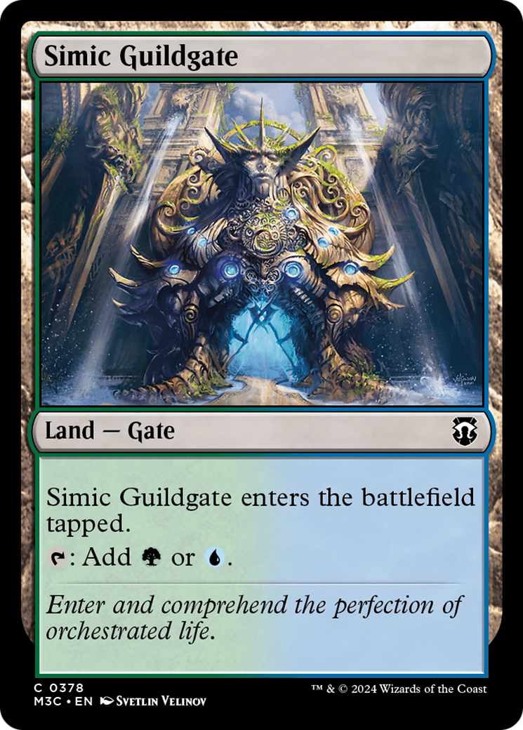 Simic Guildgate (Ripple Foil) [Modern Horizons 3 Commander] | PLUS EV GAMES 