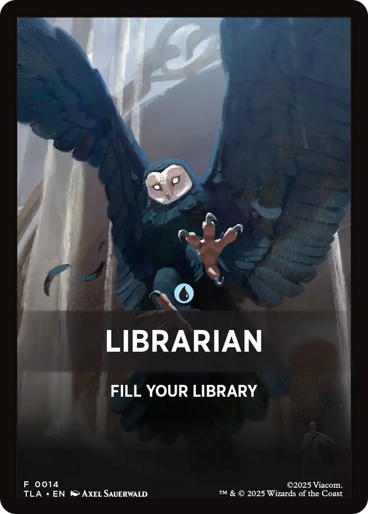 Librarian Theme Card [Avatar: The Last Airbender Tokens] | PLUS EV GAMES 