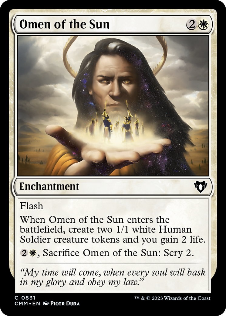 Omen of the Sun [Commander Masters] | PLUS EV GAMES 