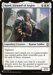 Baird, Steward of Argive [The List] | PLUS EV GAMES 