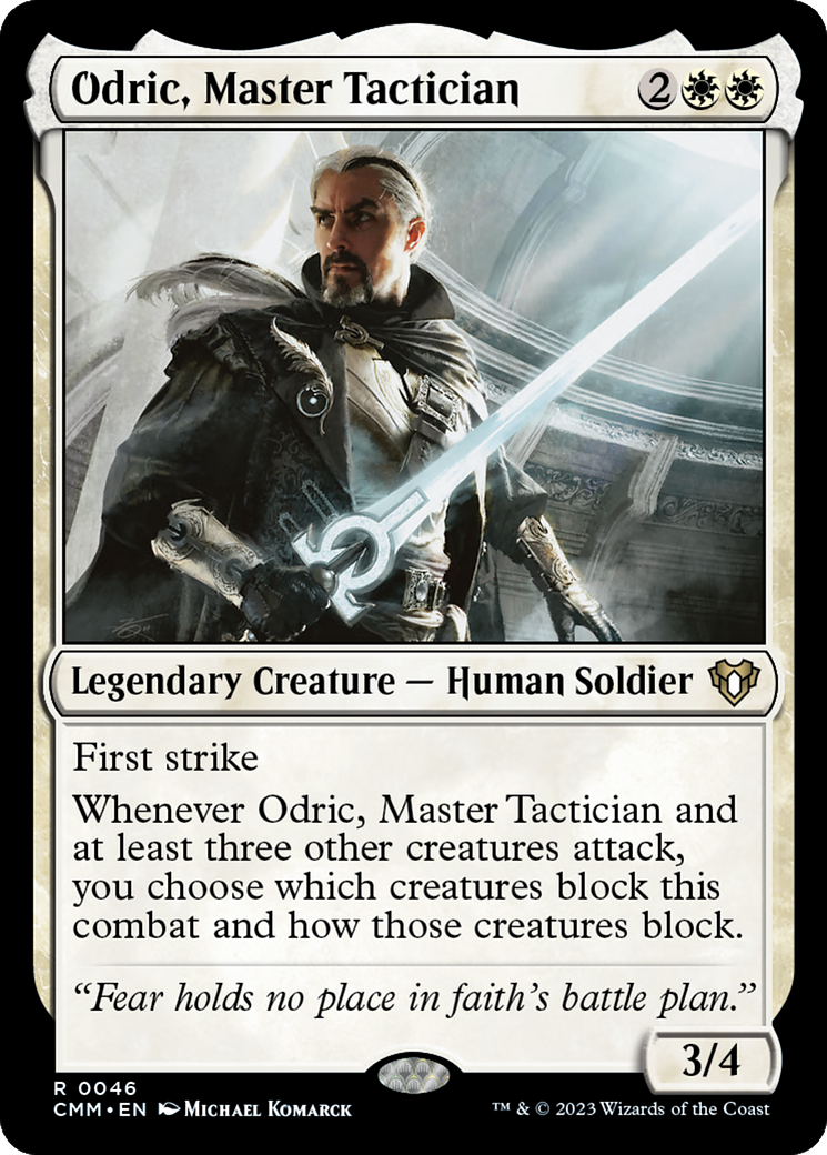 Odric, Master Tactician [Commander Masters] | PLUS EV GAMES 