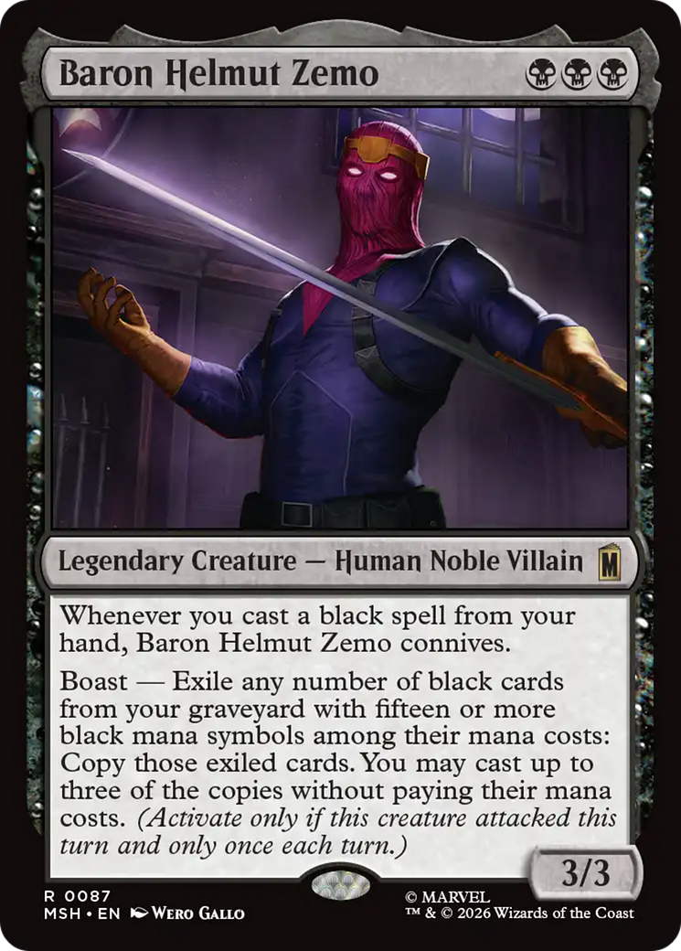 Baron Helmut Zemo [Marvel Super Heroes] | PLUS EV GAMES 