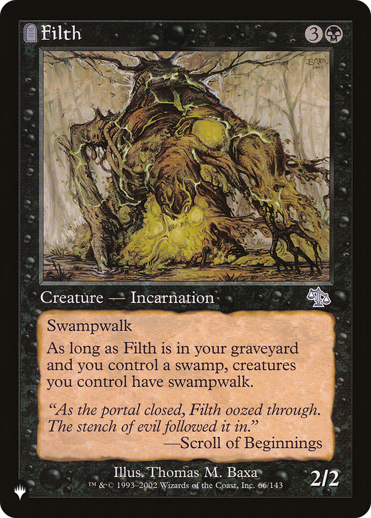 Filth [The List Reprints] | PLUS EV GAMES 