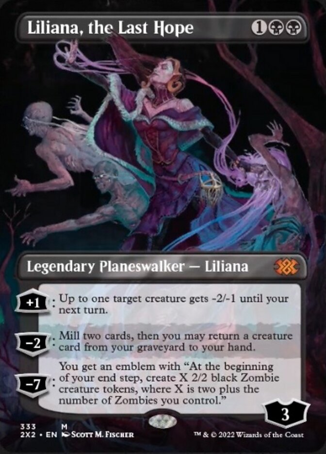 Liliana, the Last Hope (Borderless) [Double Masters 2022] | PLUS EV GAMES 