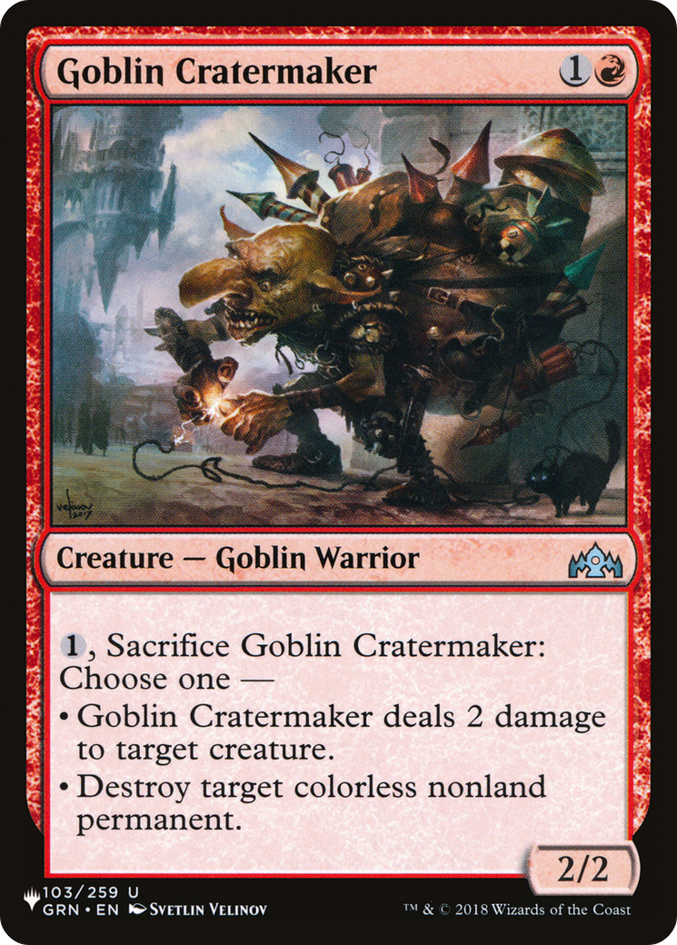 Goblin Cratermaker [The List Reprints] | PLUS EV GAMES 