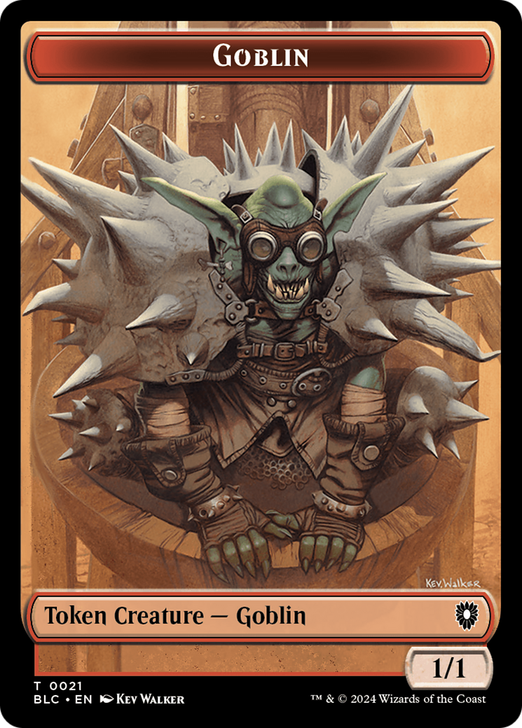 Illusion // Goblin Double-Sided Token [Bloomburrow Commander Tokens] | PLUS EV GAMES 