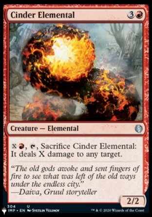 Cinder Elemental [The List] | PLUS EV GAMES 