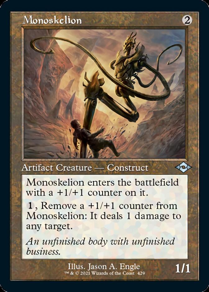 Monoskelion (Retro Foil Etched) [Modern Horizons 2] | PLUS EV GAMES 