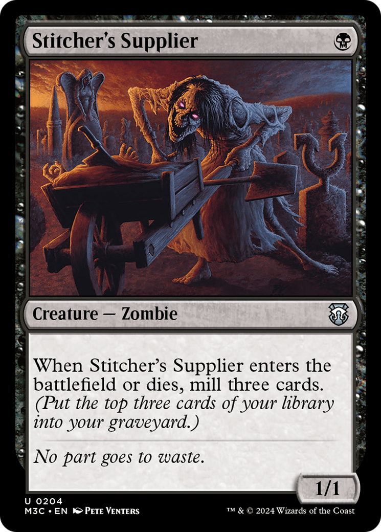 Stitcher's Supplier (Ripple Foil) [Modern Horizons 3 Commander] | PLUS EV GAMES 