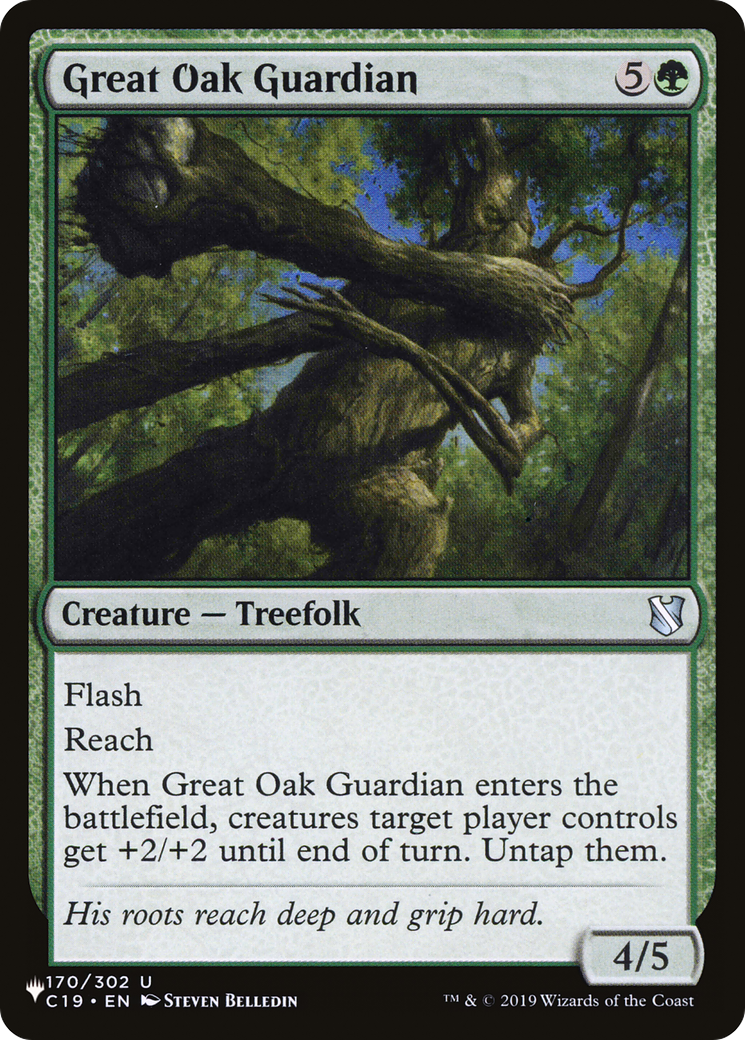 Great Oak Guardian [The List Reprints] | PLUS EV GAMES 