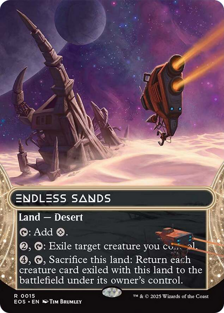 Endless Sands (0008) (Borderless) [Edge of Eternities: Stellar Sights] | PLUS EV GAMES 