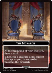 The Blackjack // The Monarch Double-Sided Token (Surge Foil) [FINAL FANTASY Commander Tokens] | PLUS EV GAMES 