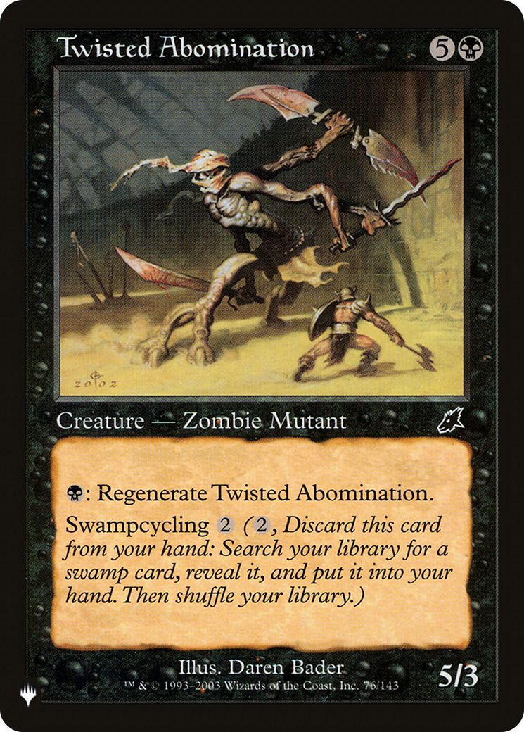 Twisted Abomination [The List Reprints] | PLUS EV GAMES 