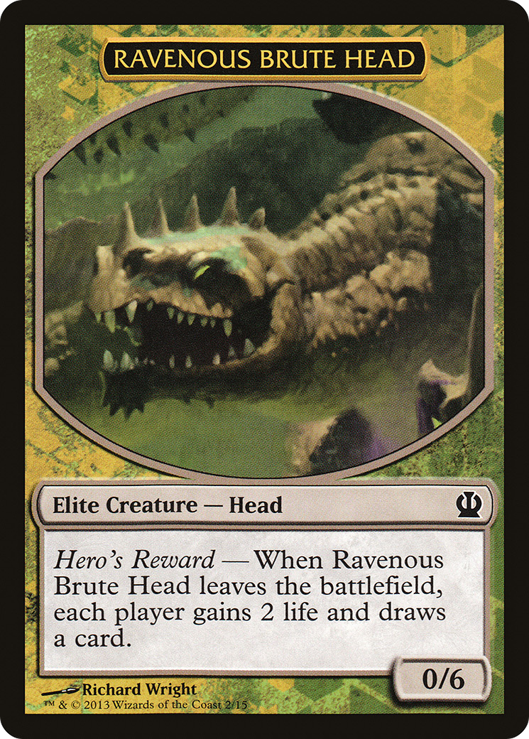 Ravenous Brute Head [Theros Hero's Path]