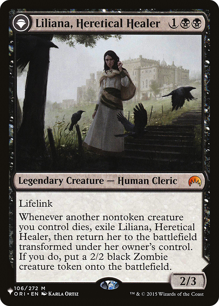 Liliana, Heretical Healer // Liliana, Defiant Necromancer [Secret Lair: From Cute to Brute] | PLUS EV GAMES 