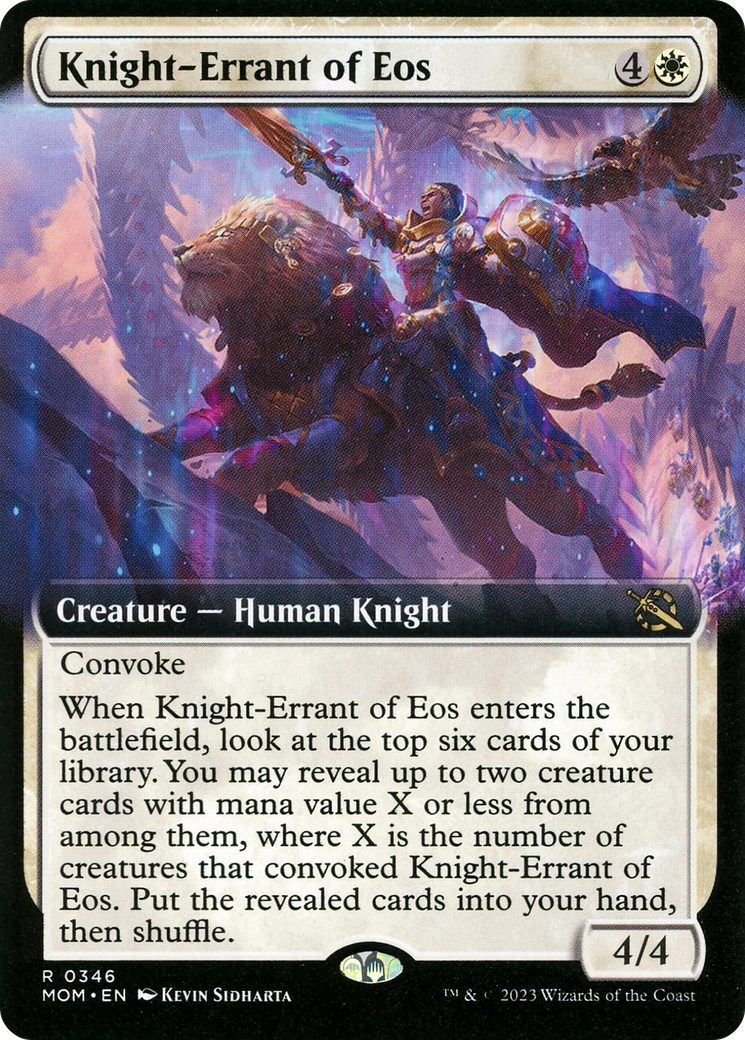 Knight-Errant of Eos (Extended Art) [March of the Machine] | PLUS EV GAMES 