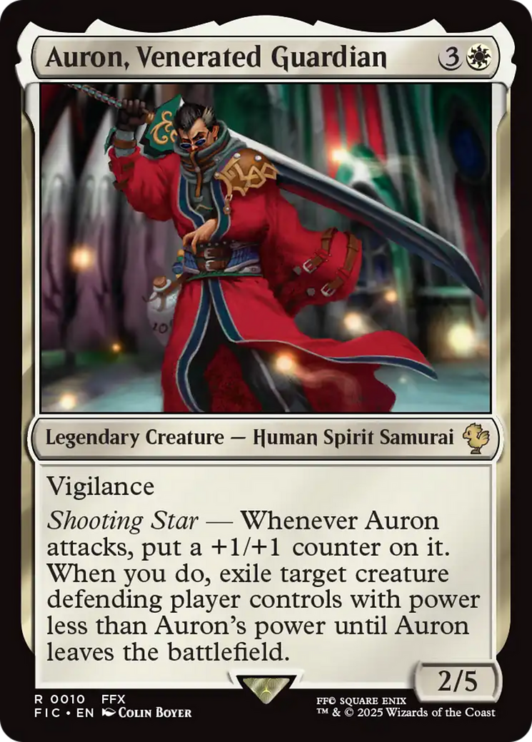 Auron, Venerated Guardian [FINAL FANTASY Commander] | PLUS EV GAMES 