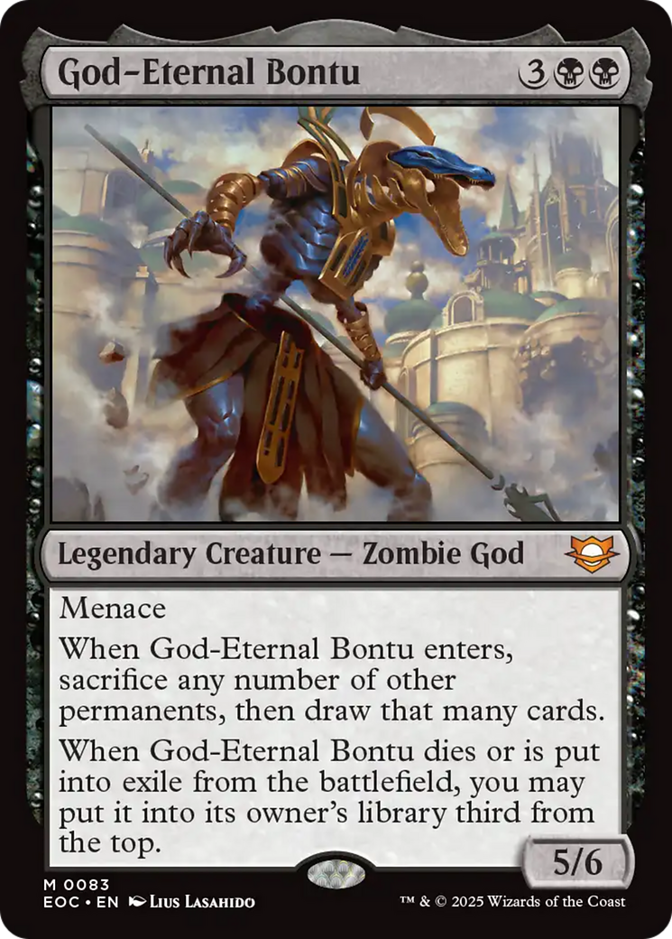 God-Eternal Bontu [Edge of Eternities Commander] | PLUS EV GAMES 