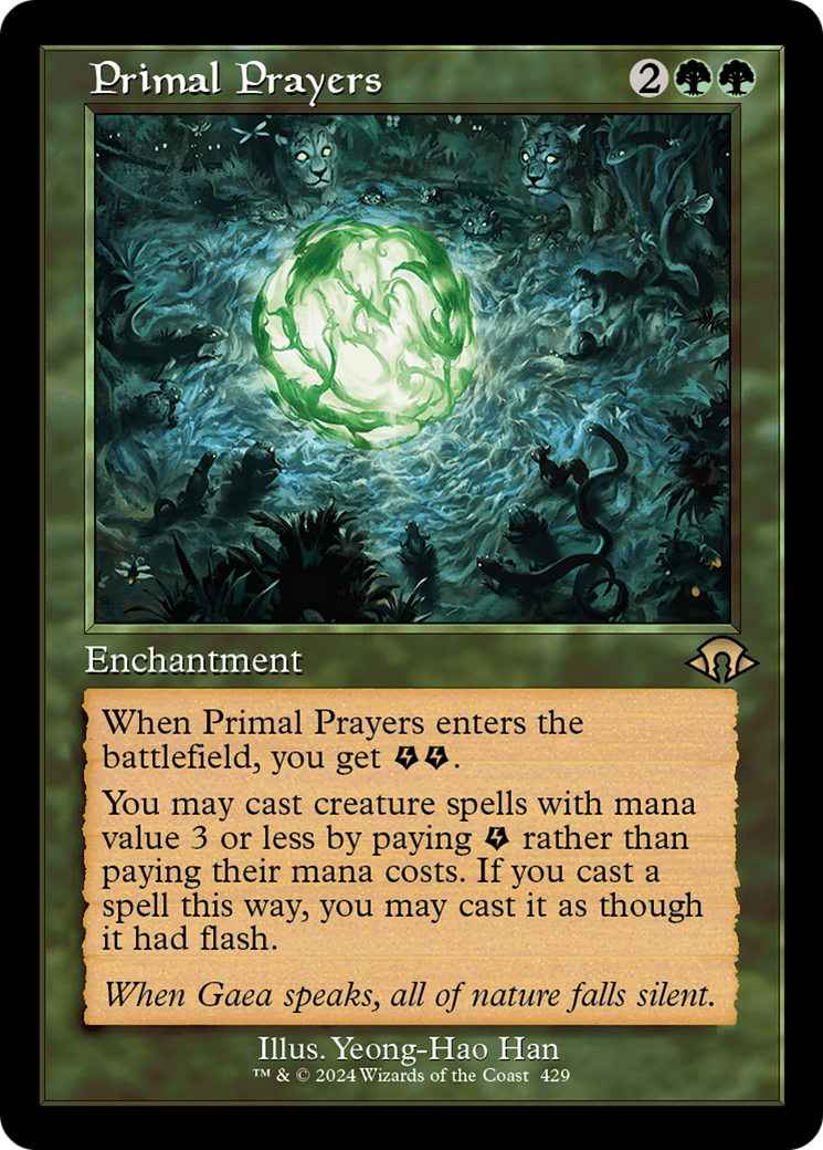 Primal Prayers (Retro) [Modern Horizons 3] | PLUS EV GAMES 