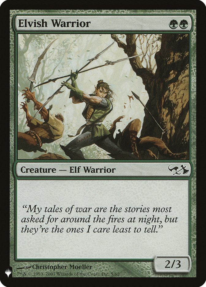 Elvish Warrior [Mystery Booster] | PLUS EV GAMES 