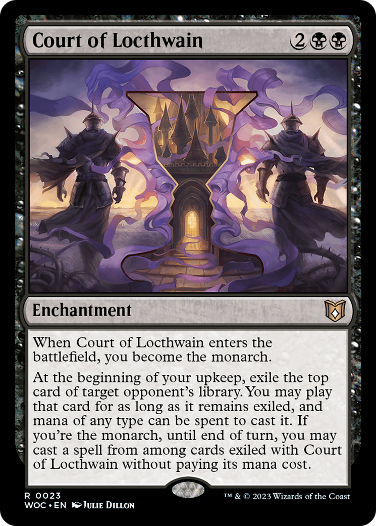Court of Locthwain [Wilds of Eldraine Commander]
