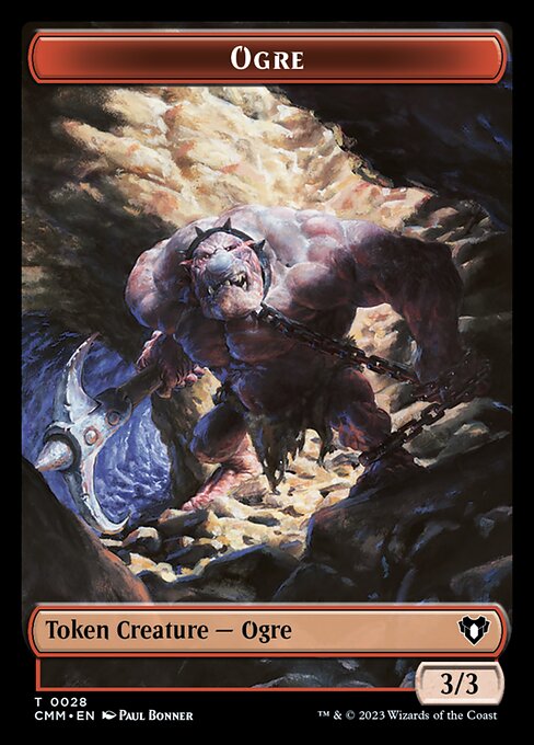 Servo // Ogre Double-Sided Token [Commander Masters Tokens] | PLUS EV GAMES 