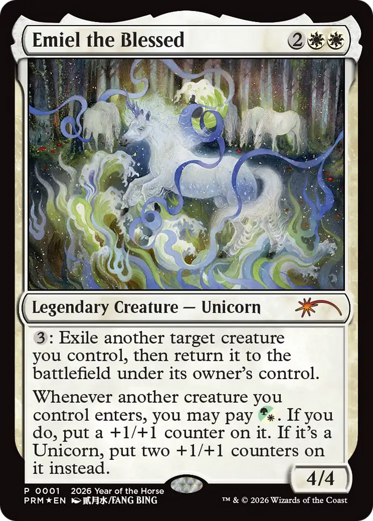 Emiel the Blessed (Year of the Horse 2026) [Standard Showdown Promos] | PLUS EV GAMES 