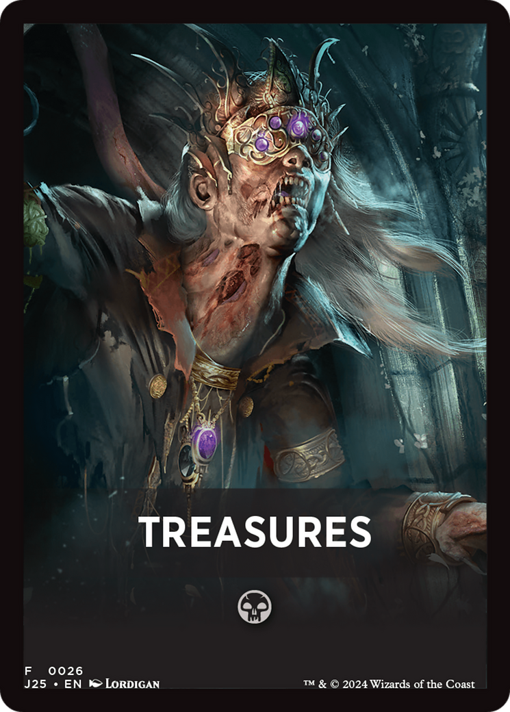 Treasures Theme Card [Foundations Jumpstart Front Cards] | PLUS EV GAMES 