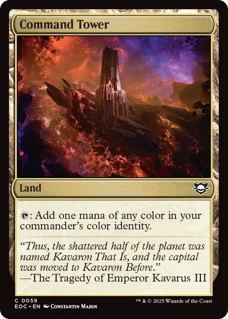 Command Tower [Edge of Eternities Commander] | PLUS EV GAMES 