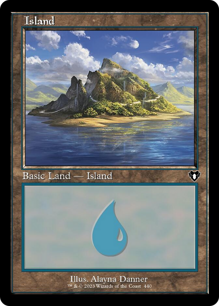 Island (440) (Retro) [Commander Masters] | PLUS EV GAMES 