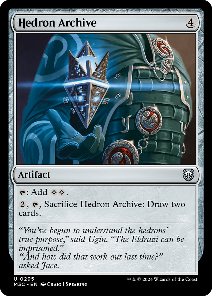 Hedron Archive (Ripple Foil) [Modern Horizons 3 Commander] | PLUS EV GAMES 