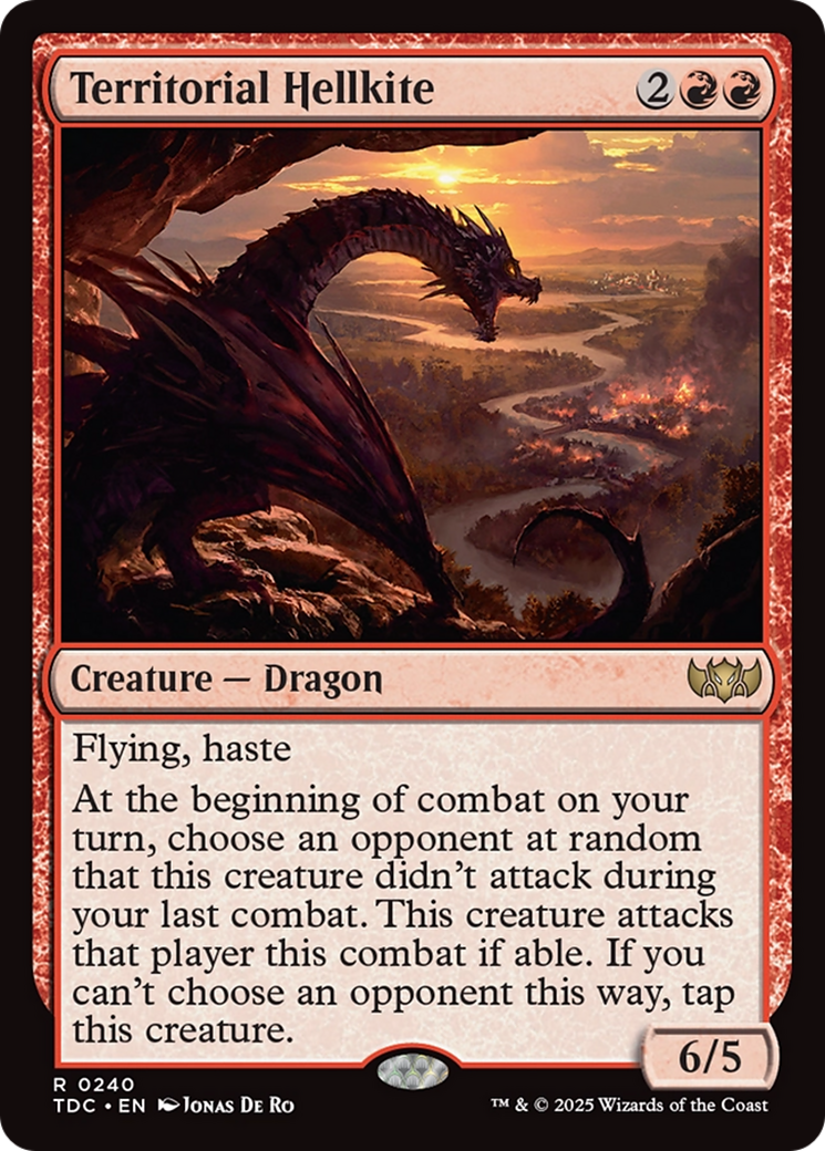 Territorial Hellkite [Tarkir: Dragonstorm Commander] | PLUS EV GAMES 