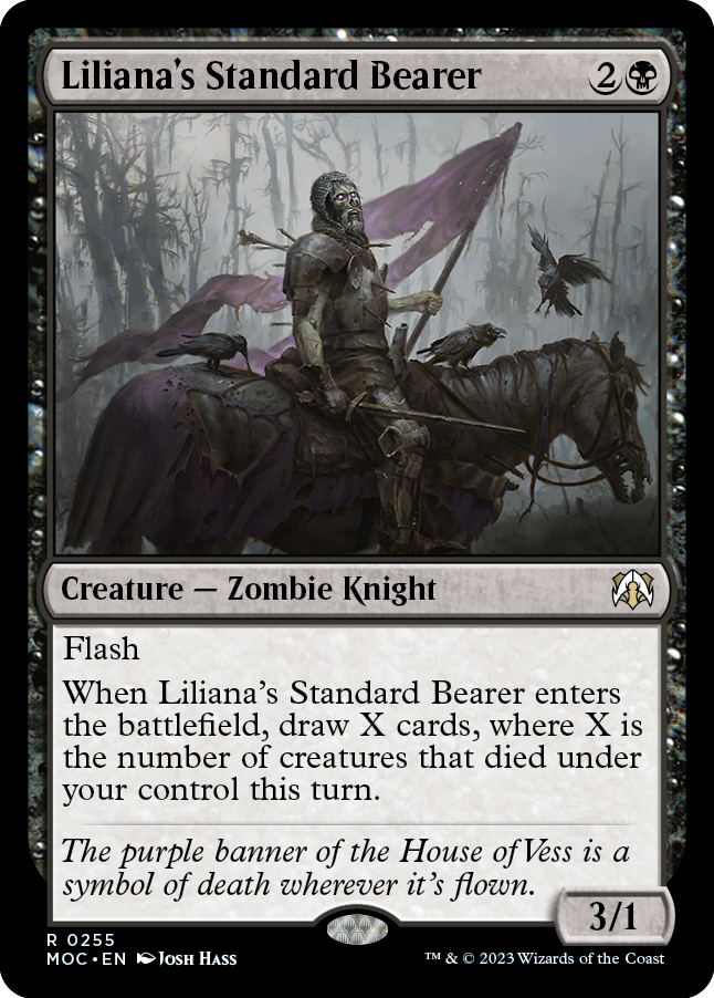 Liliana's Standard Bearer [March of the Machine Commander] | PLUS EV GAMES 