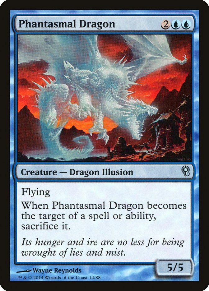 Phantasmal Dragon [Duel Decks: Jace vs. Vraska] | PLUS EV GAMES 