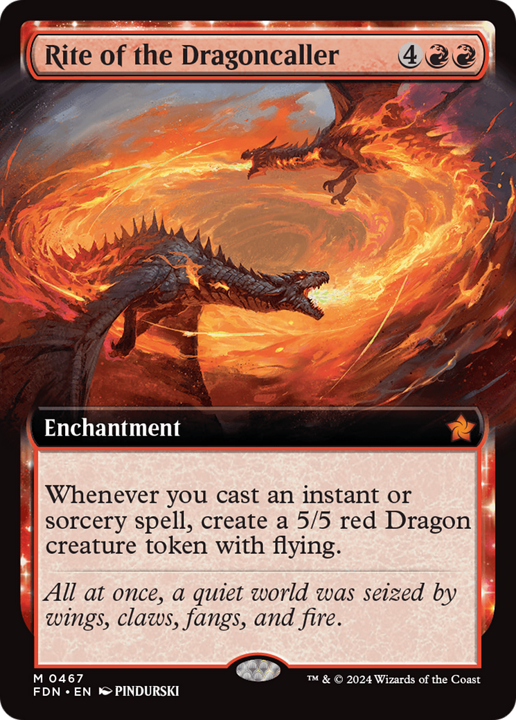 Rite of the Dragoncaller (Extended Art) [Foundations] | PLUS EV GAMES 