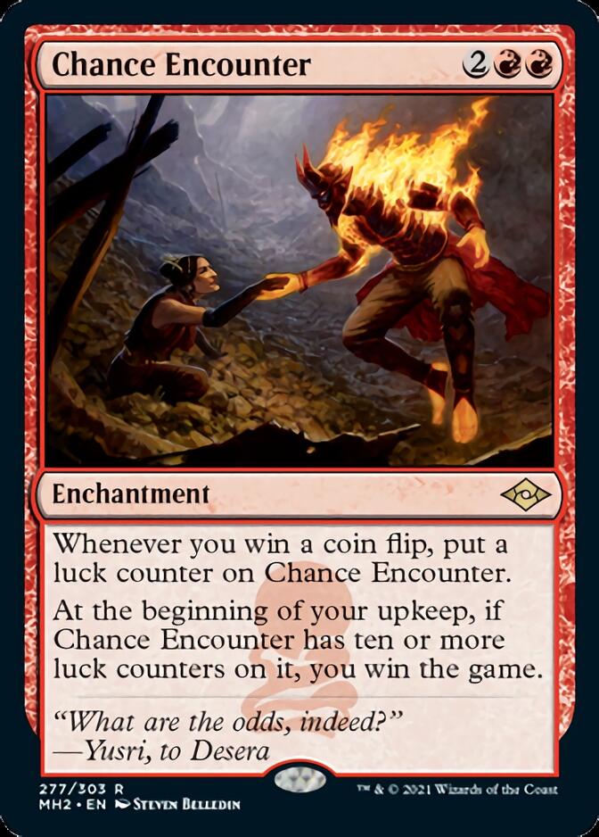 Chance Encounter (Foil Etched) [Modern Horizons] | PLUS EV GAMES 