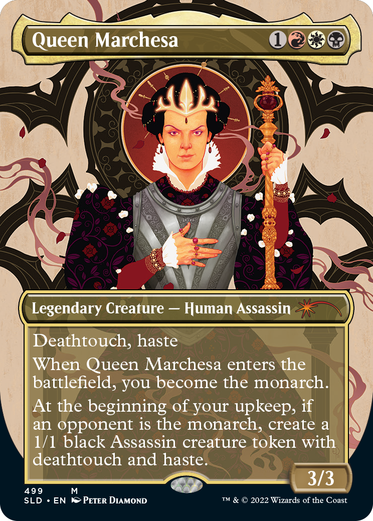 Queen Marchesa (Borderless) [Secret Lair Drop Series] | PLUS EV GAMES 