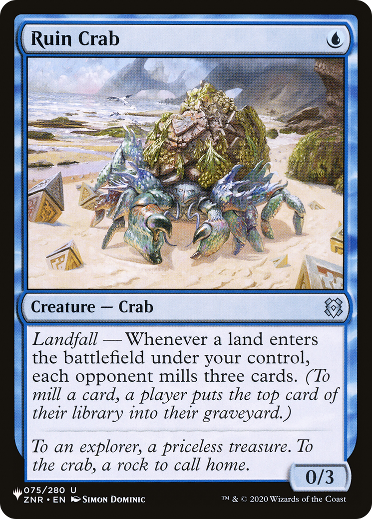 Ruin Crab [The List Reprints] | PLUS EV GAMES 