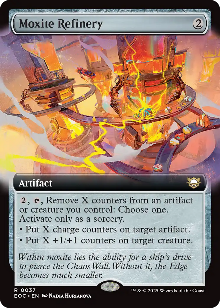 Moxite Refinery (Extended Art) [Edge of Eternities Commander] | PLUS EV GAMES 