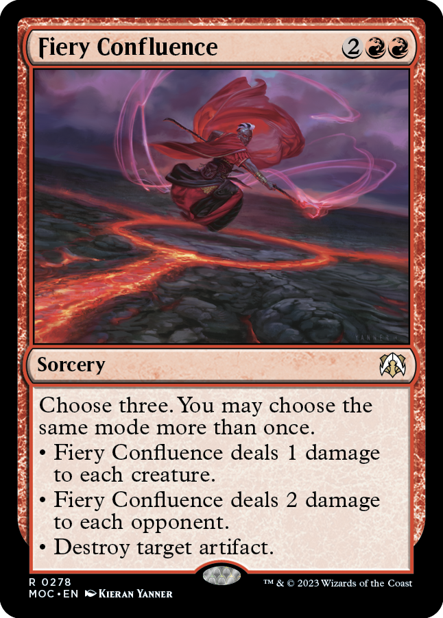 Fiery Confluence [March of the Machine Commander] | PLUS EV GAMES 