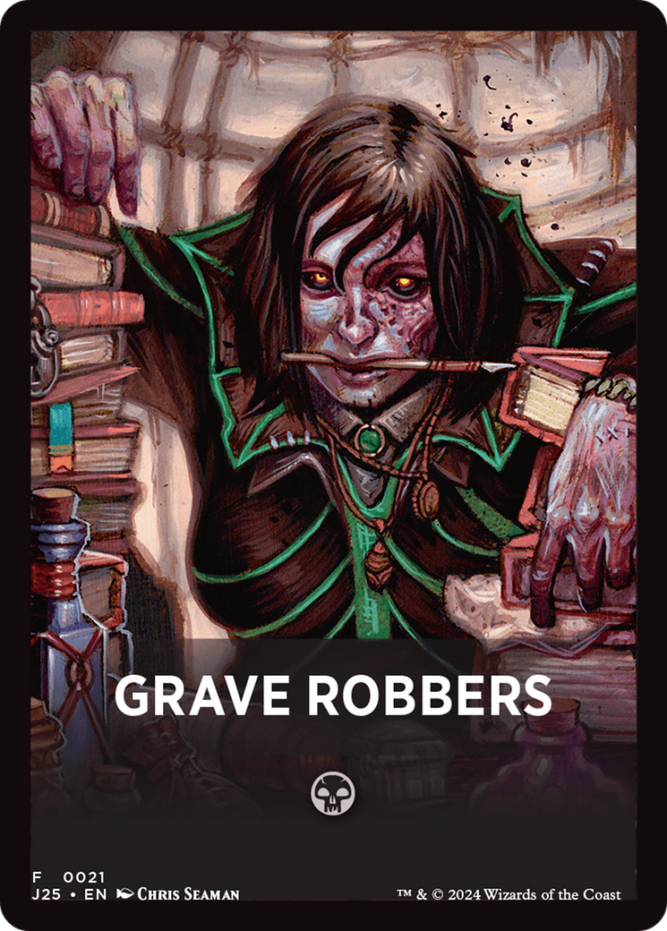 Grave Robbers Theme Card [Foundations Jumpstart Front Cards] | PLUS EV GAMES 